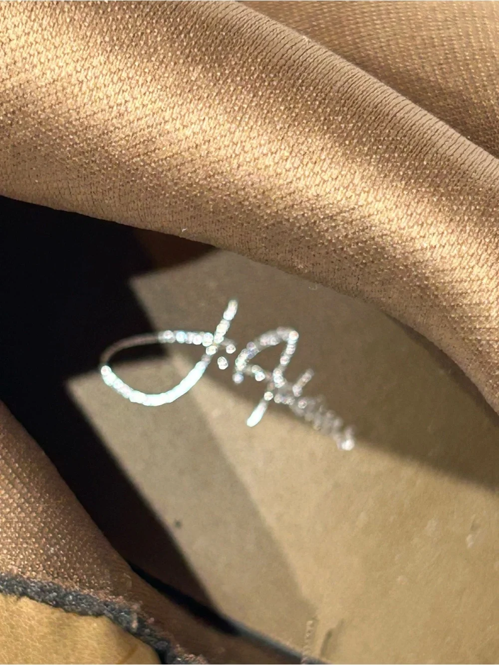 J.Adams Thigh High Tan Vegan Suede Boots Size 9 NWT